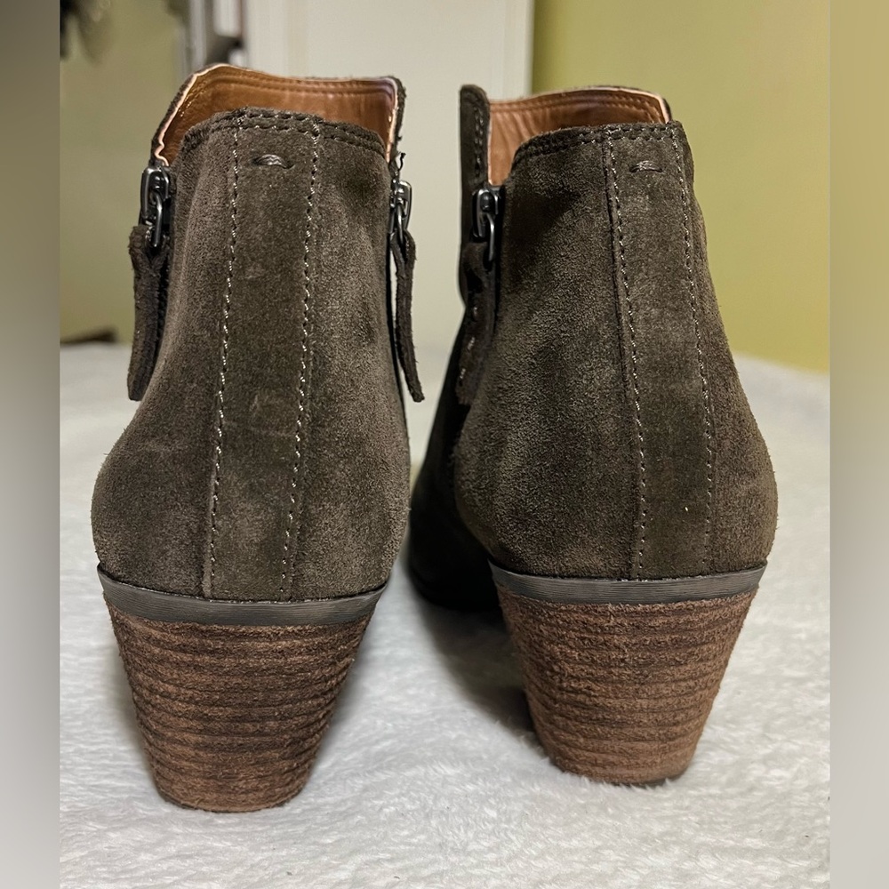 - Frye Women Brown Ankle Boots Sz 10 - Picture 4 of 10